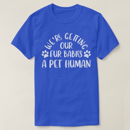妊娠おもしろい発表Furベビー妊娠M Tシャツ (デザイン正面)