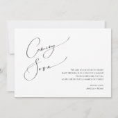 妊娠お洒落男女兼用 案内状 (裏面)