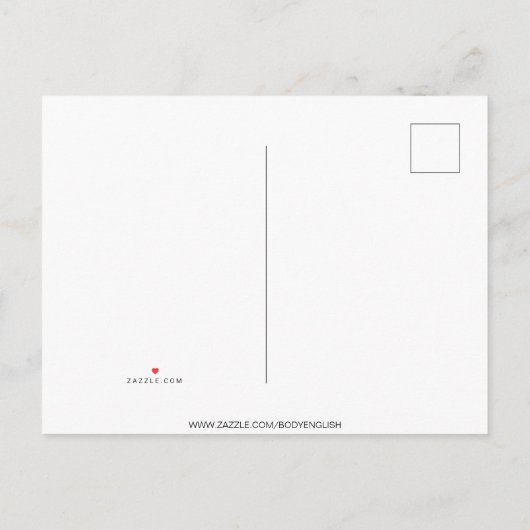 妊娠お洒落 |翼ハートターコイズ 案内ポストカード (裏面)