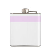 妊娠があるピンクの芸術のベビーの足跡の祖母 フラスク (裏面)