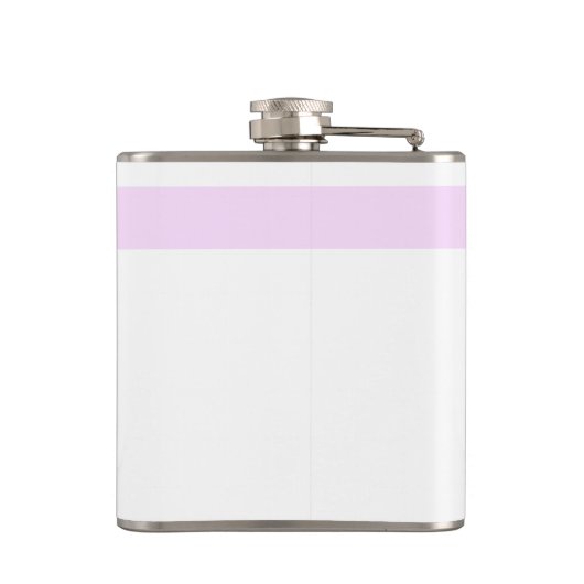 妊娠があるピンクの芸術のベビーの足跡の祖父 フラスク (裏面)