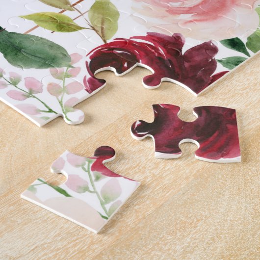 妊娠が明らかになると期待しユニークています ジグソーパズル (側面)