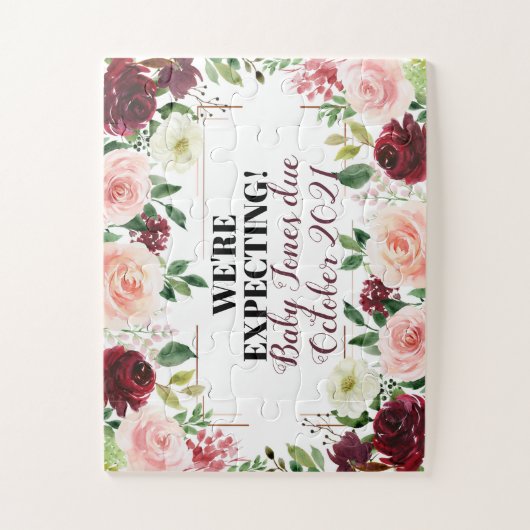 妊娠が明らかになると期待しユニークています ジグソーパズル (縦)