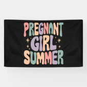 妊娠が明らかになる妊婦の夏の赤ちゃんシャワー 横断幕 (横)