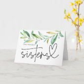 妊娠が明らかになる姉の叔母は私は妊娠しているca カード (黄色い花)