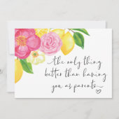 妊娠が明らかになる祖母の驚き私は妊娠 カード (正面)