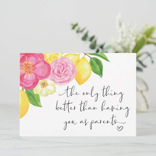 妊娠が明らかになる祖母の驚き私は妊娠 カード (スタンド正面)