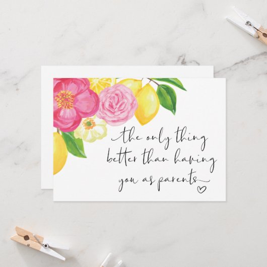 妊娠が明らかになる祖母の驚き私は妊娠 カード (正面/裏面インサイチュ)