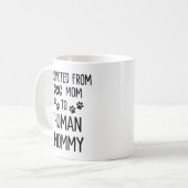 妊娠が明らかになる コーヒーマグカップ (正面左)