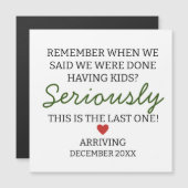 妊娠が終わったと言った時を覚えなさい (正面/裏面)