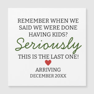 妊娠が終わったと言った時を覚えなさい