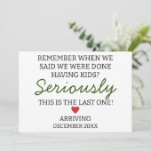 妊娠が終わったと言った時を覚えなさい 案内状 (スタンド正面)