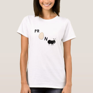妊娠したおもしろいな妊娠のワイシャツ- Tシャツ