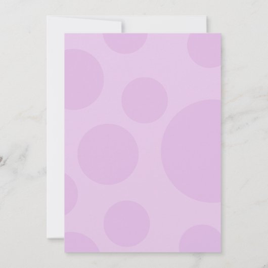 妊娠したシルエットの紫色のベビーシャワーの招待状 招待状 (裏面)