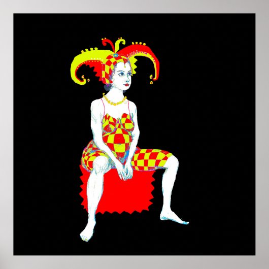 妊娠したジェスター ポスター (正面)