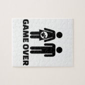 妊娠したベビー上のゲーム ジグソーパズル (横)