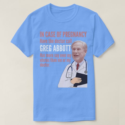 妊娠した場合に Tシャツ (デザイン正面)