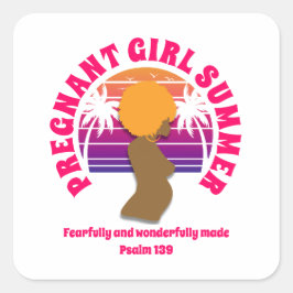 妊娠した女の子サマーカスタムクリスチャンの母になる スクエアシール