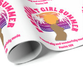 妊娠した女の子サマーカスタムクリスチャンの母になる ラッピングペーパー (ロールコーナー)