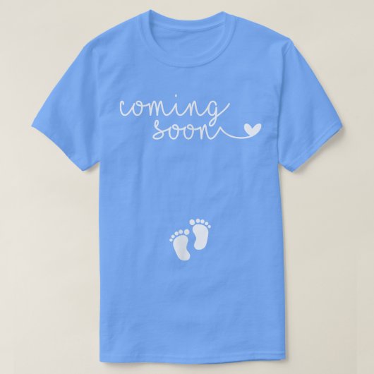 妊娠した母親がコミになるための妊娠の発表 Tシャツ (デザイン正面)