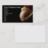 妊娠した腹(色) 名刺 (正面/裏面)