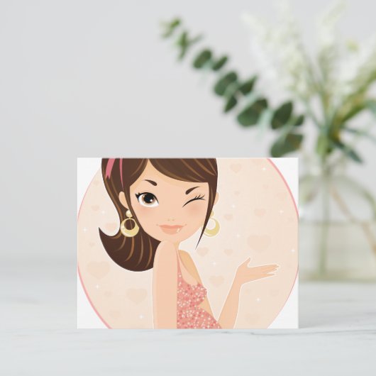 妊娠した 案内状 (スタンド正面)