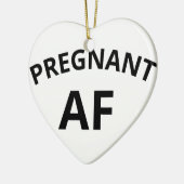 妊娠したAF セラミックオーナメント (左)
