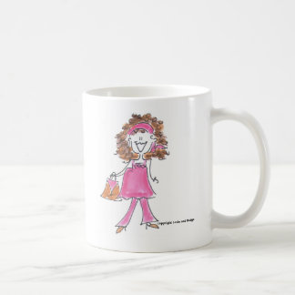 妊娠したPinkBrownマグ版権Lovieおよびごまかし コーヒーマグカップ