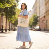 妊娠していかわいらしる トートバッグ