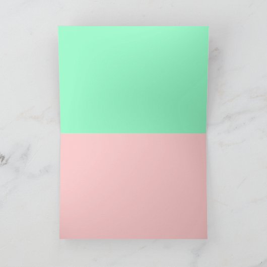 妊娠している私 案内状 (内部)