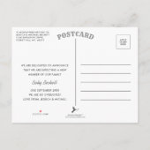 妊娠している |妊娠のお知らせ 案内ポストカード (裏面)