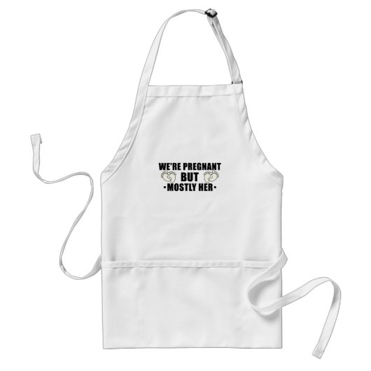 妊娠してるけど大体は妊婦さんなの スタンダードエプロン (正面)