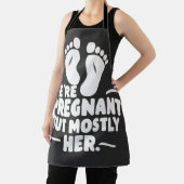 妊娠してるけど妊娠おもしろいパパ エプロン (インサイチュ)