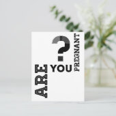 妊娠してるの？ ポストカード (スタンド正面)