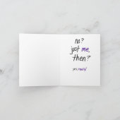 「妊娠してるの？」 案内状 (内部)