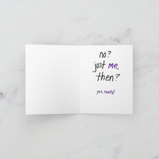 「妊娠してるの？」 案内状 (内部)