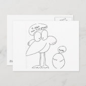 妊娠してる!?! 案内ポストカード (正面/裏面)