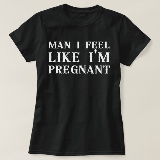 妊娠し感じたい人が妊娠感じした人 Tシャツ (デザイン正面)