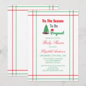 妊娠する季節よ ベイビーシャワー 招待状 (正面/裏面)