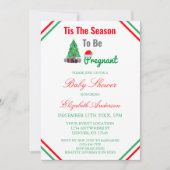 妊娠する季節 赤ちゃんシャワー 招待状 (正面)
