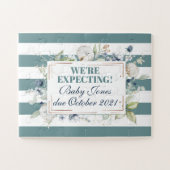 妊娠のお知らせが予想されるベビー ジグソーパズル (横)