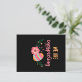 妊娠のお知らせをうすうすしています ポストカード (スタンド正面)