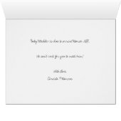 妊娠のお知らせフォトカードを期待している (内部横(下))