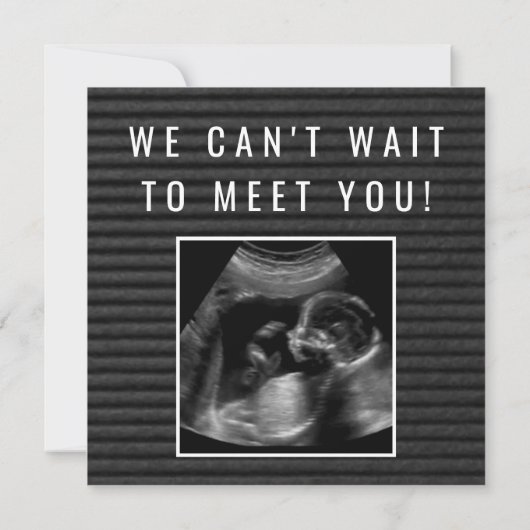 妊娠のお知らせ – ピンクフローラリース サンキューカード (裏面)