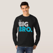 妊娠のためのビッグBroベビーデザイン Tシャツ (正面フル)