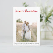 妊娠のクリスマスメリーのカードが増えるほど サンキューカード (スタンド正面)