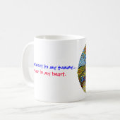 妊娠のマグ コーヒーマグカップ (正面左)