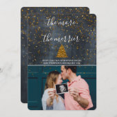 妊娠のメリークリスマスカードの詳細 (正面/裏面)