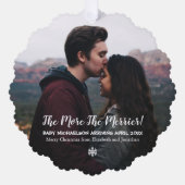 妊娠のメリー数が オーナメントカード (正面)