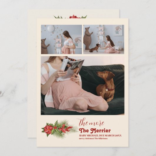 妊娠のメリー数が シーズンカード (正面/裏面)